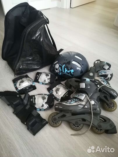 Роликовые коньки детские раздвижные