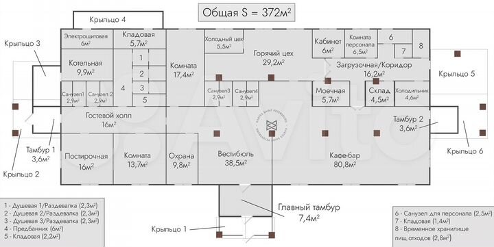 Гостиница у трассы, 372 м²+участок 45 соток