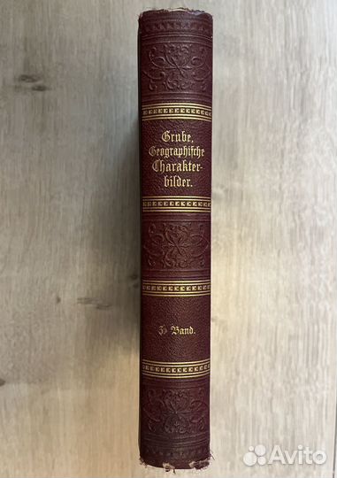 Антикварная книга на немецком языке. 1891 год