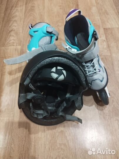 Роликовые коньки детские раздвижные