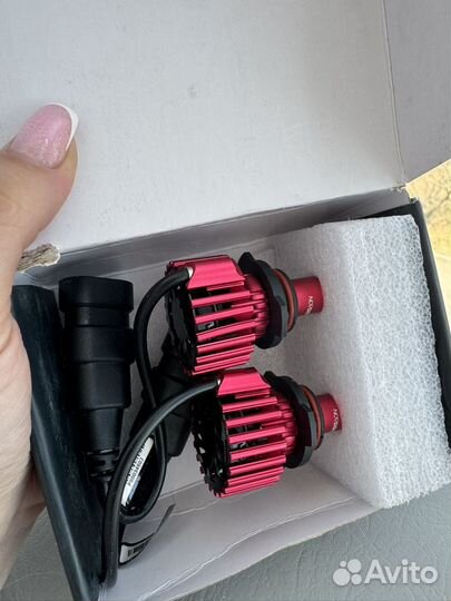 Светодиодные лампы в фары с вентилятором HB4