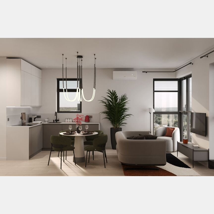 2-к. квартира, 51,1 м², 3/23 эт.