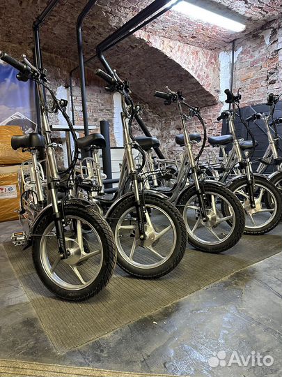 Электровелосипед V12 lux 60w/12ah колхозник