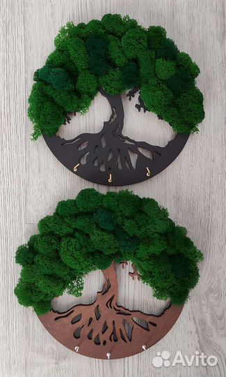 Настенное панно,дерево жизни,панно со мхом