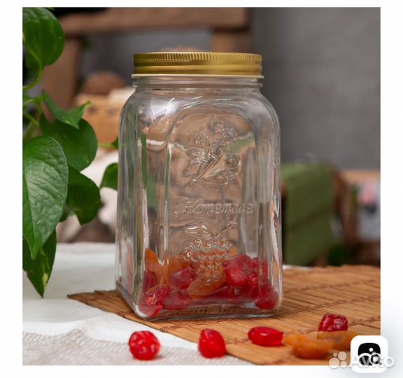 Банка стеклянная для круп