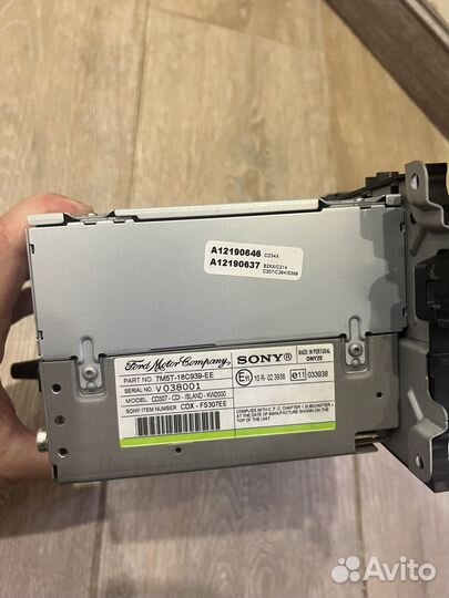 Автомагнитола на Ford focus 2 + рамка Titanium