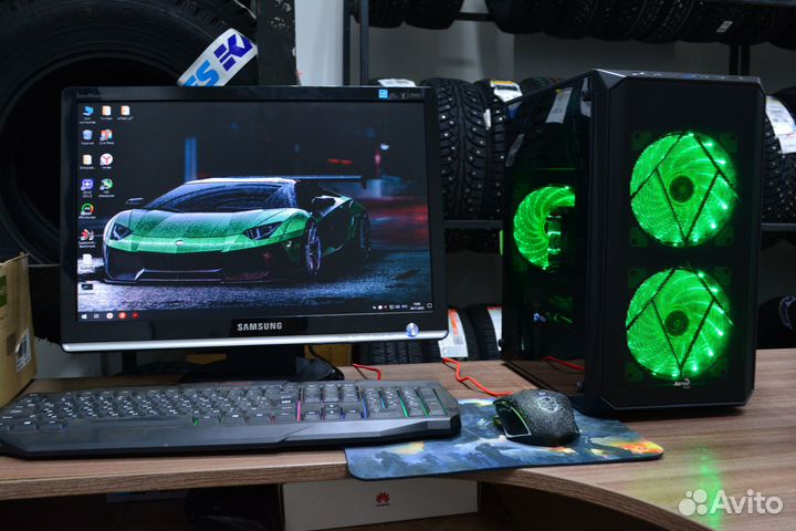 Игровой системник Intel 10 ядер + MSI 470+16 gb