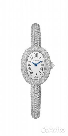 Часы Cartier Baignoire watch бриллиантовые