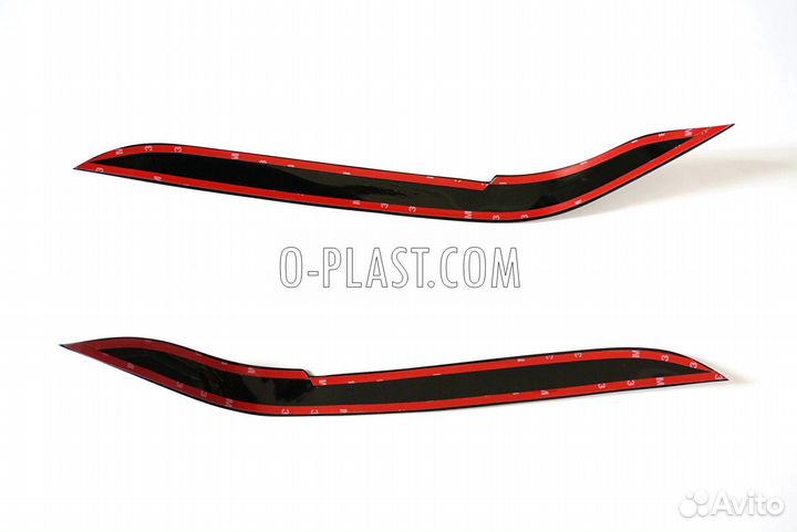 Реснички на фары для Toyota Carina 210