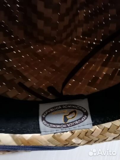 Шляпа соломенная из Доминиканы