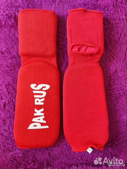 Щитки защита голени и стопы для единоборств новые