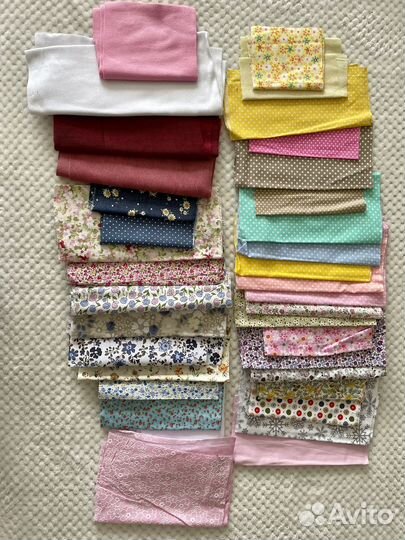 Отрезы ткани для рукоделия