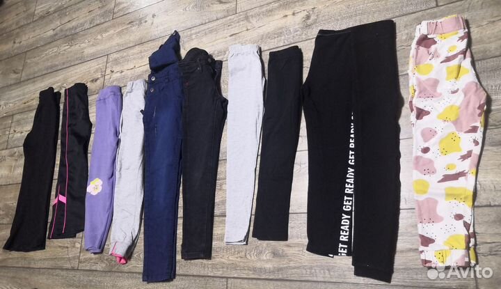 Большой пакет одежды для девочки 122