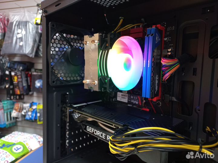 Игровой компьютер i3-12100F+ RTX 2060 Super 8gb