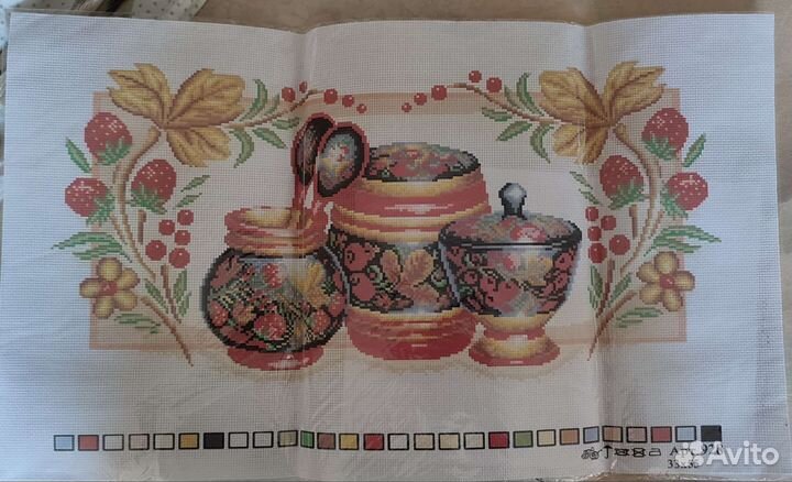 Схемы на ткани для вышивки