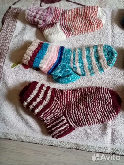 Носки вязаные