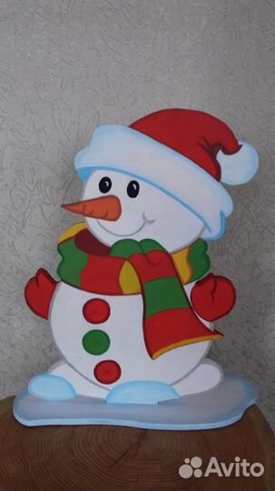 Фигурки из фанеры новогодние (можно на улице поста