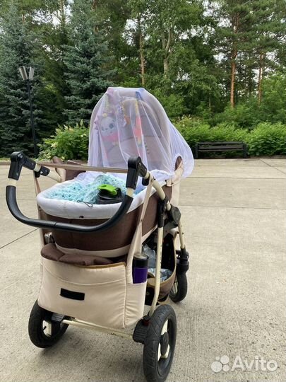 Прогулочная коляска 2 в 1