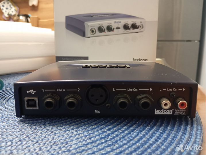 Внешняя звуковая карта Lexicon Alpha