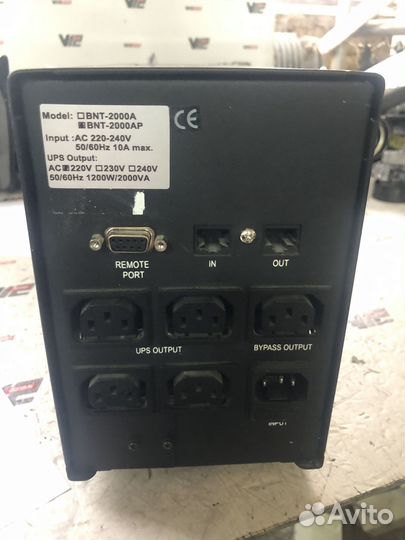 Ибп PowerCom Black Knight Pro BNT 2000AP