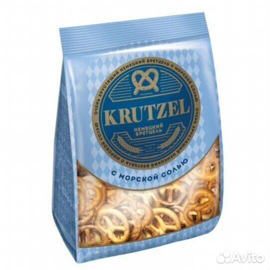 Крендельки Яшкино Krutzel бретцель с солью 250 г