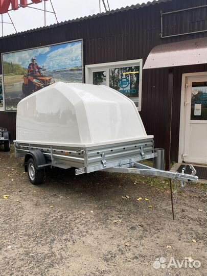 Прицеп мзса 3,5*1,5 м с пластиковой крышкой