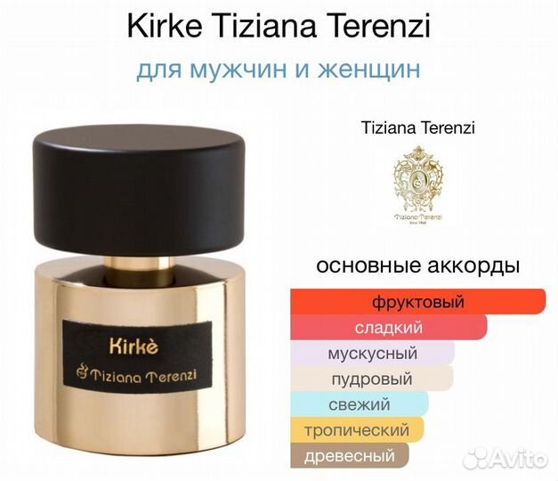 Духи Tiziana Terenzi Kirke