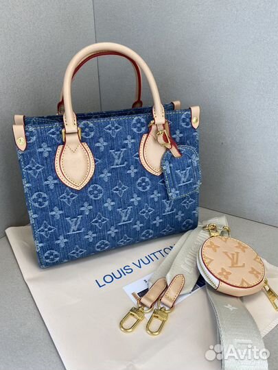 Сумка женская Louis vuitton / LV / Луи Витон деним