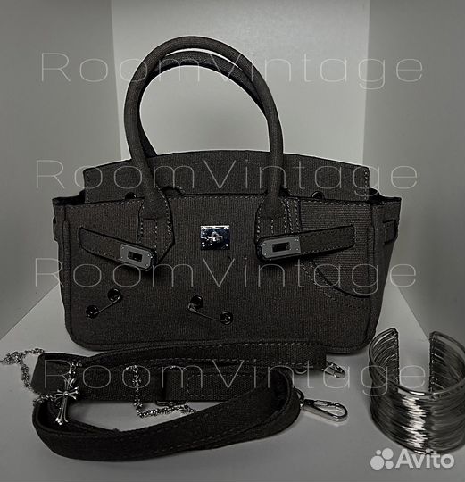 Джинсовая сумка Hermes Birkin