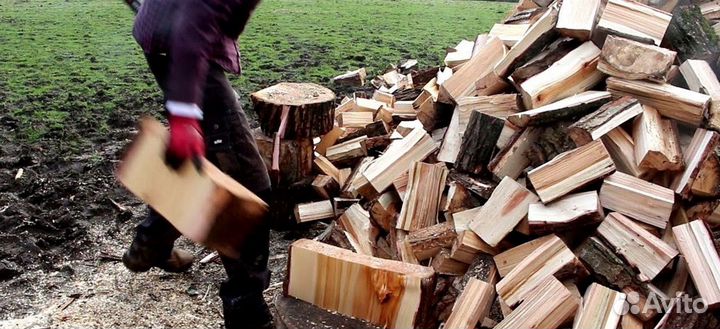 Дрова березовые нарубленные