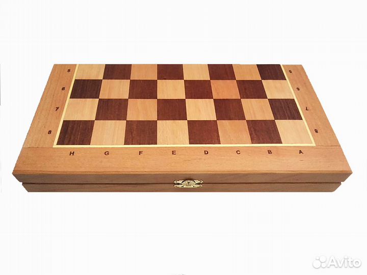 Шахматная доска-ларец складной, бук, 45см