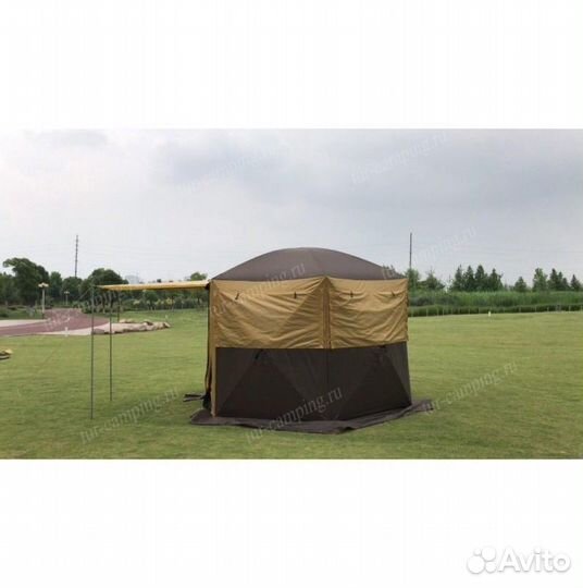 Шатёр для туризма шестиугольный с полом (mimir 290