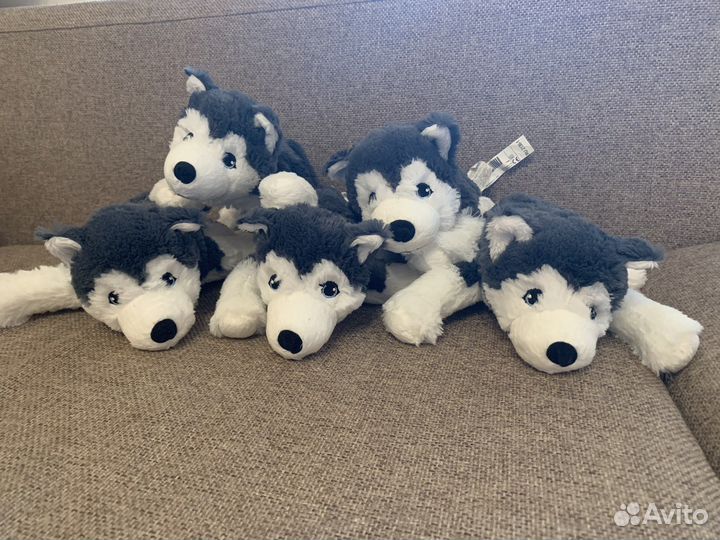 Мягкие игрушки IKEA livlig хаски