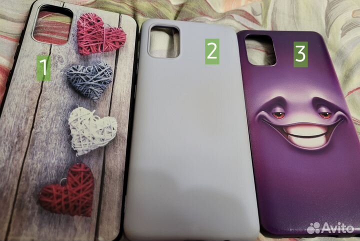 Чехлы 4 шт на телефон Samsung А51