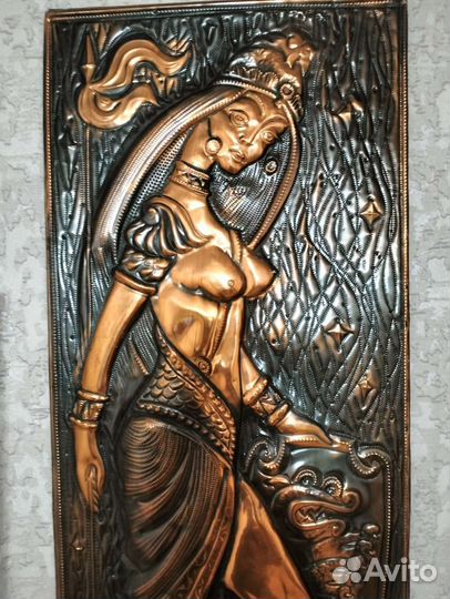 Картина медная чеканка