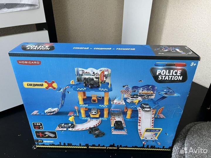 Игрушка парковка полицейский участок