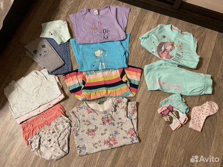 Пакет вещей для девочки 3-4 года