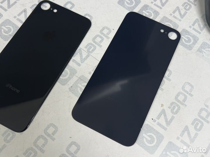 Стекло корпуса iPhone 8 (черное)