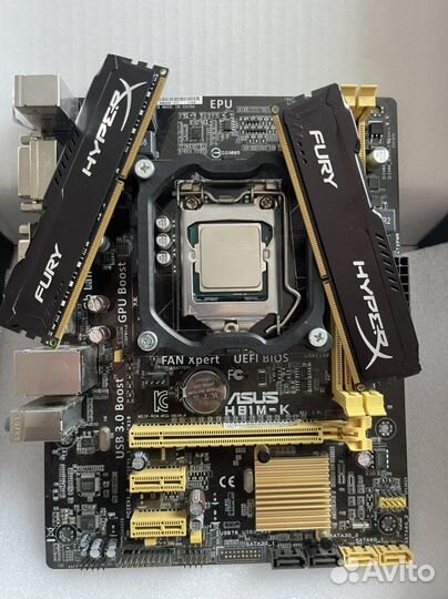 Материнская плата с процессором i7