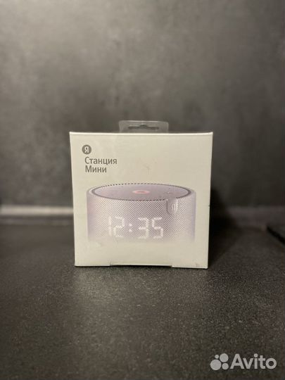 Яндекс.Станция Мини 2 с часами новая