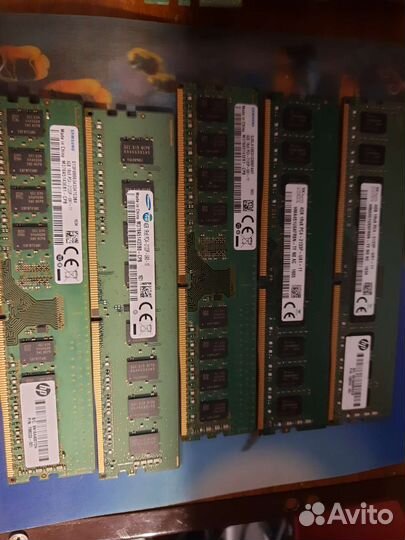 Комплект 8шт. ddr4 Samsung/hynix 2133mhz