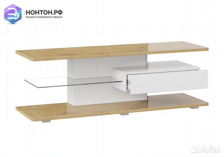 Тв-тумба Diamond тв тип 1 белый / бунратти глянец