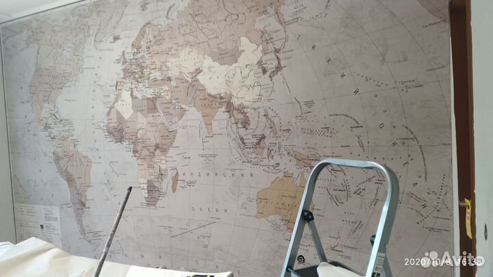 Поклейка обоев