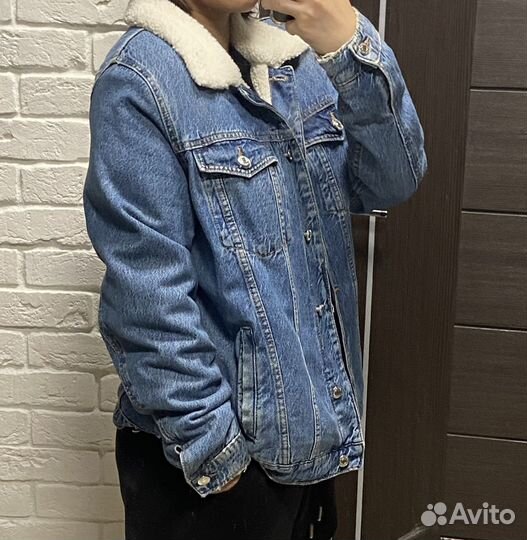 Джинсовка с мехом женская