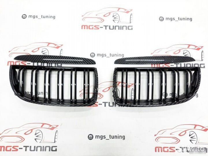 Ноздри BMW 3 серии E90 05-08г Под карбон