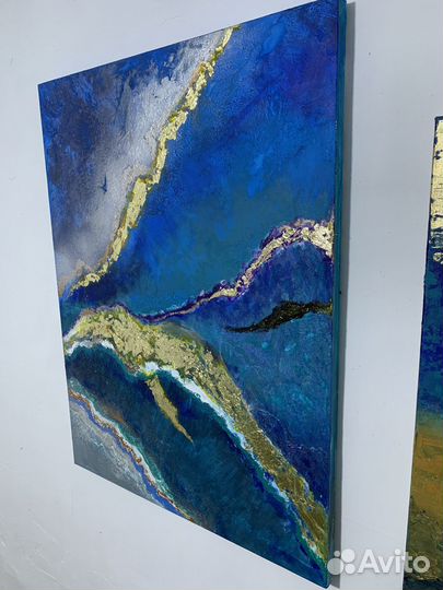 Картина маслом на холсте абстракция. Для интериора
