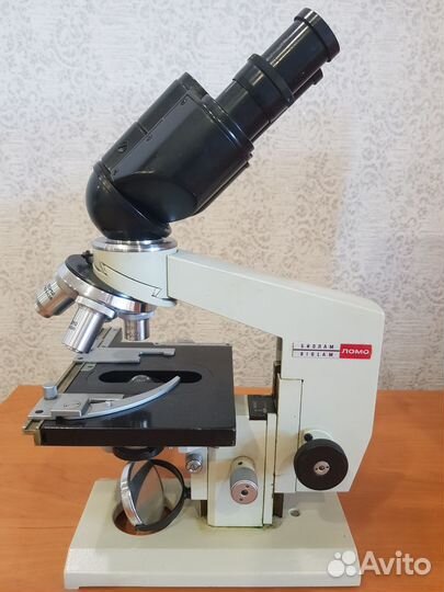 Микроскоп ломо биолам с насадкой ау-12