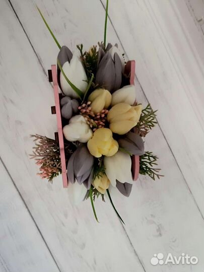 Букеты из мыла ручной работы