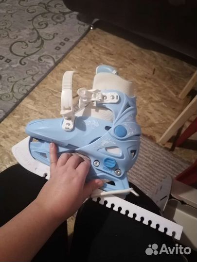 Коньки детские раздвижные 30 33