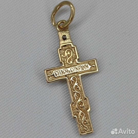 Крест золото 585 пробы № 063609